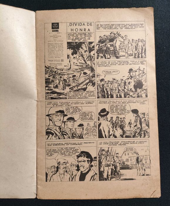 Nº 1 Guerra - Mundo de Aventuras - Banda desenhada de 1963