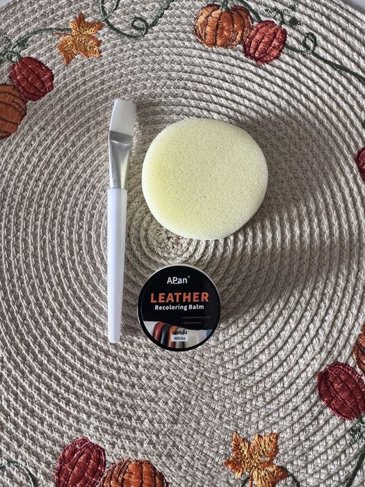 Крем-фарба для ремонту взуття (біла)