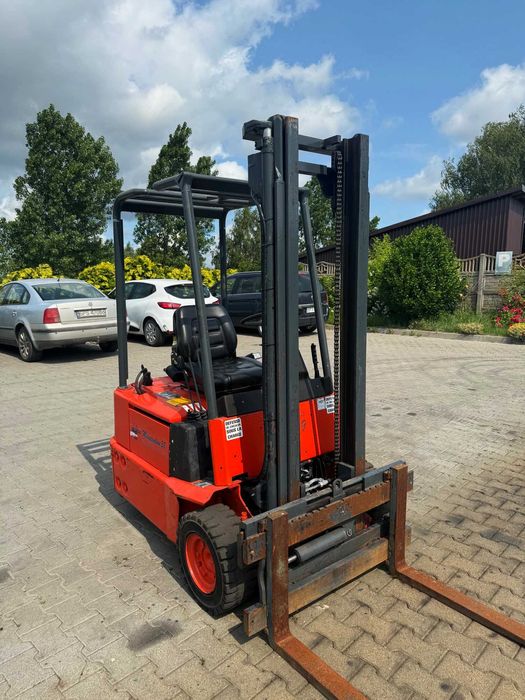 wózek widłowy elektryczny LINDE E12 przesuw boczny 3.4m 1200kg 7600mtg