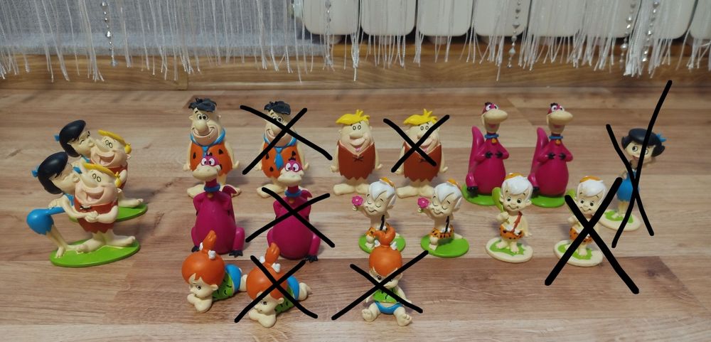 Figurki kolekcjonerskie Flinstons .