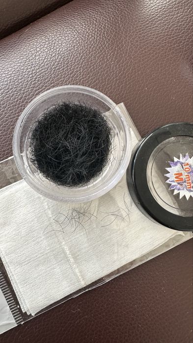 Lote de pestanas vários tamanhos + mala e acessórios profissionais