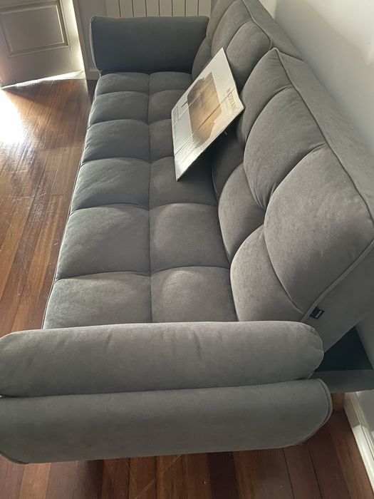 Sofa cama cinza rato