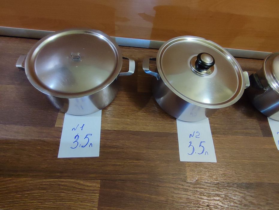 Кастрюля нержавейка СССР ,2 л  ,2,5 л, 4 л