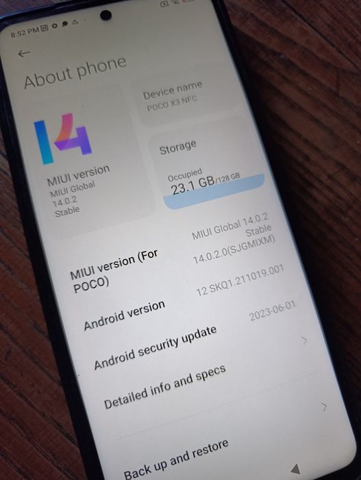 Телефон Poco x3 nfc 6/128
