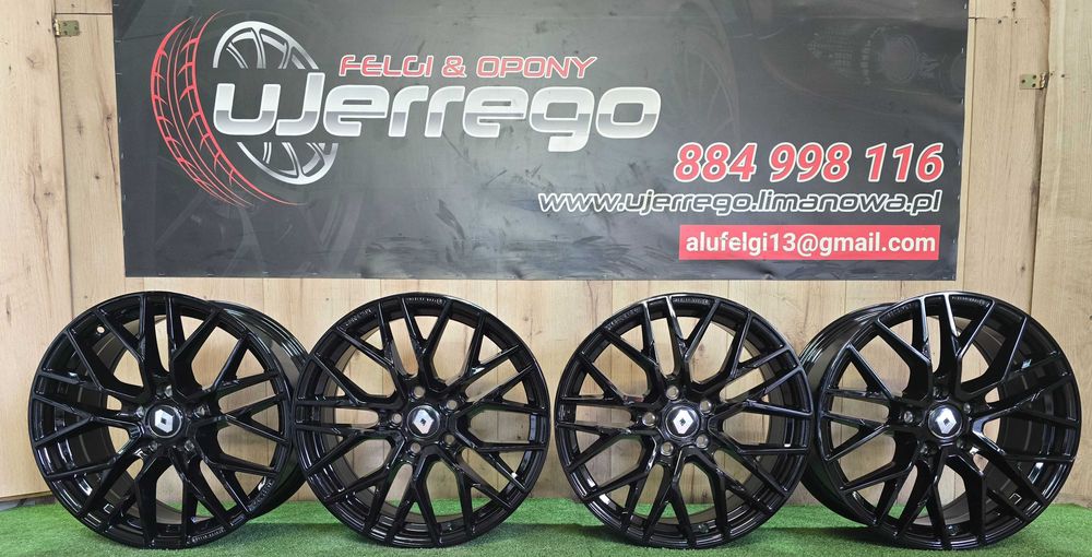 NOWE ALUFELGI RENAULT 18x5x114,3 - Austral,Clio,Kadjar,Megane,Talisman