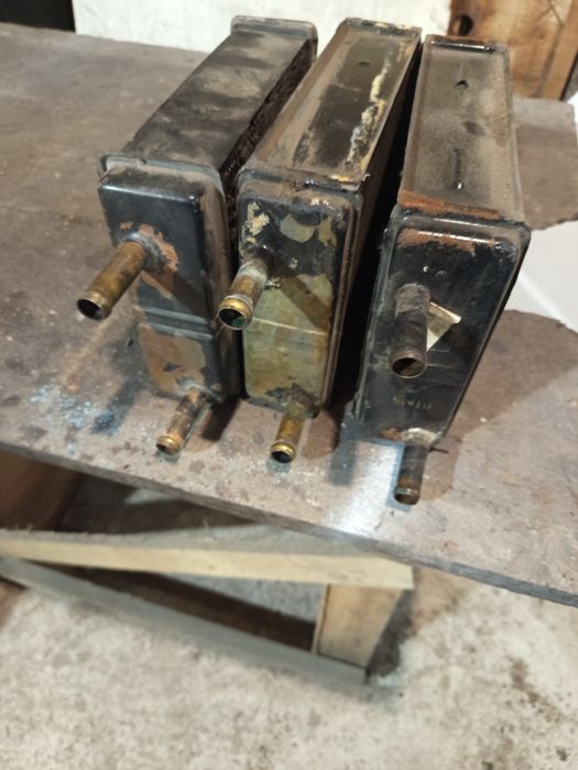 Радиатор печки газель.разборка