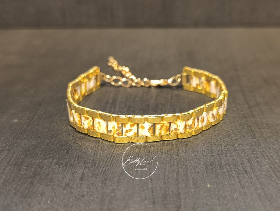 Bransoletka z koralików miyuki - handmade