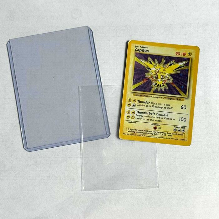 Zapdos Holo 16/102 Base Set Carta Original Pokémon TCG WOTC - ING