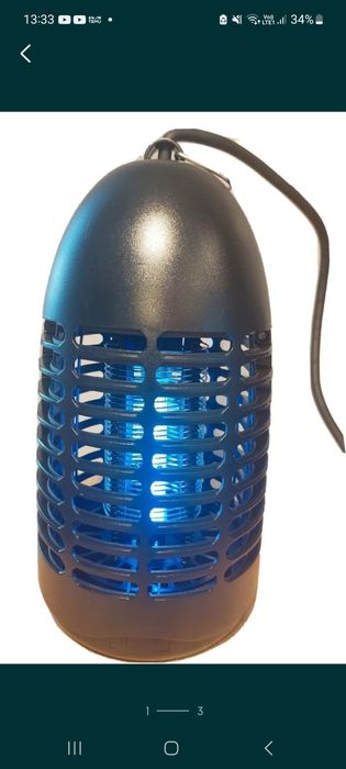 Lampa na insekty, na prąd, bardzo skuteczna