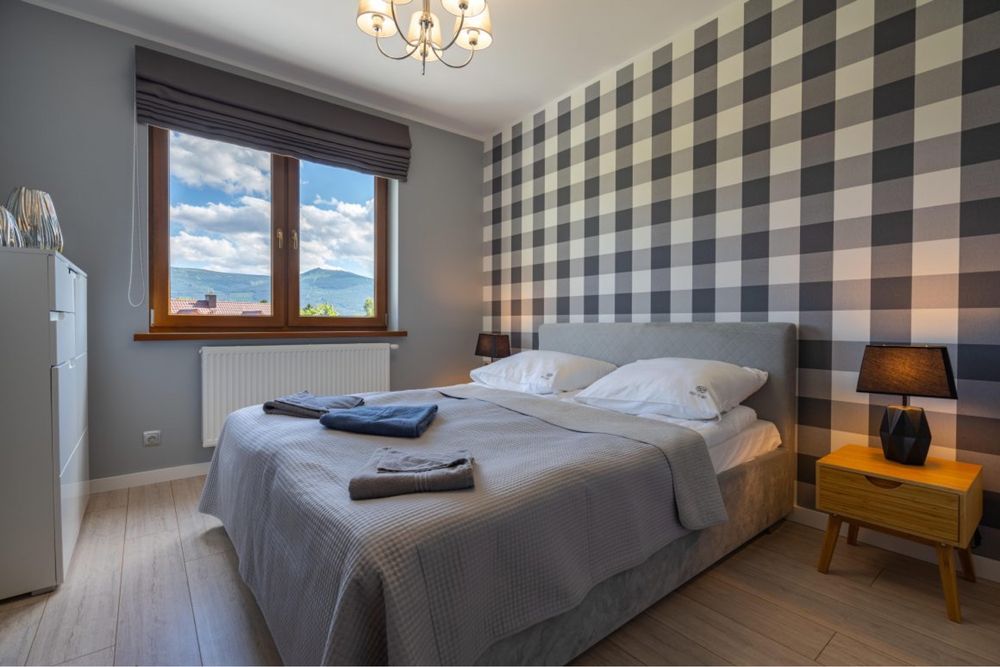 Apartament z prywatnym tarasem oraz z panoramicznym widokiem na Góry