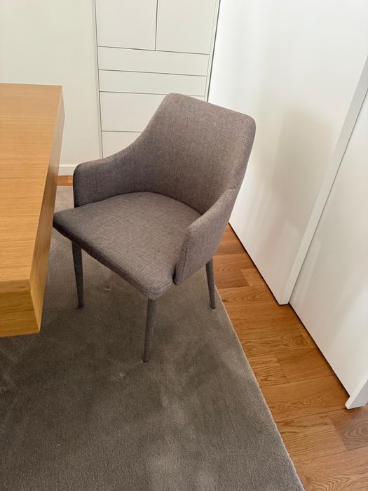 Cadeiras AREA Taupe - conjunto de 6
