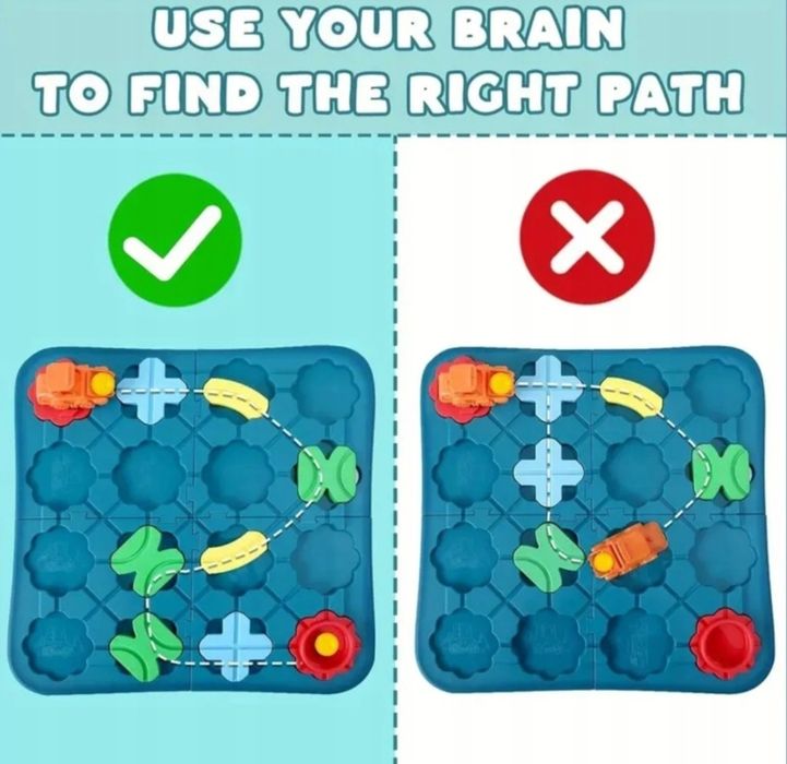 Gra Logiczna Labirynt Budowanie Drogi Tor Przeszkód z Koparką