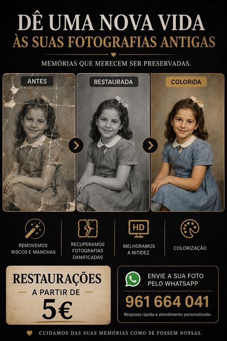 Dê vida as suas velhas fotos