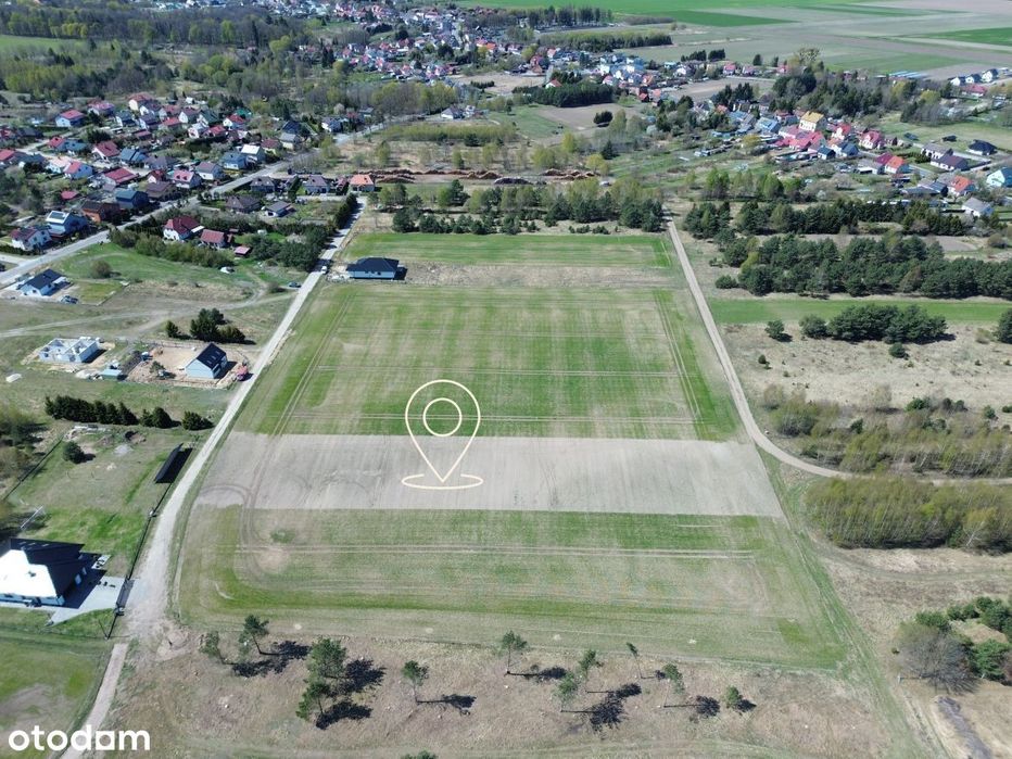 Regularna działka 988 m² wśród nowych domów