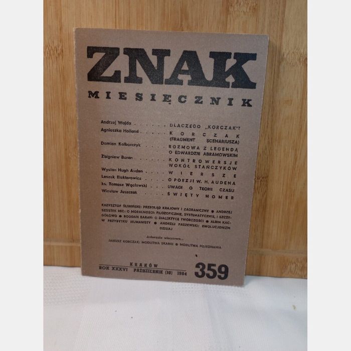 Znak. Miesięcznik. Nr.10/359.1984