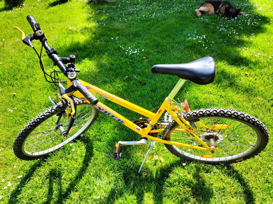 Rower używany żółty