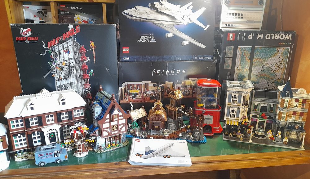 Coleção LEGO de sets de adulto