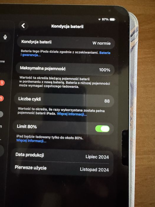 Ipad Air M2 128 GB Świetny Stan