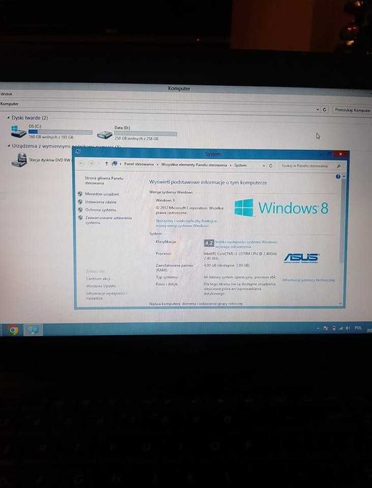 Ładny,szybki,sprawny laptop Asus,torba na laptopa GRATIS!