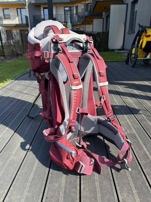 Nosidełko Deuter Kid Comfort Maron + pokrowiec Deluxe