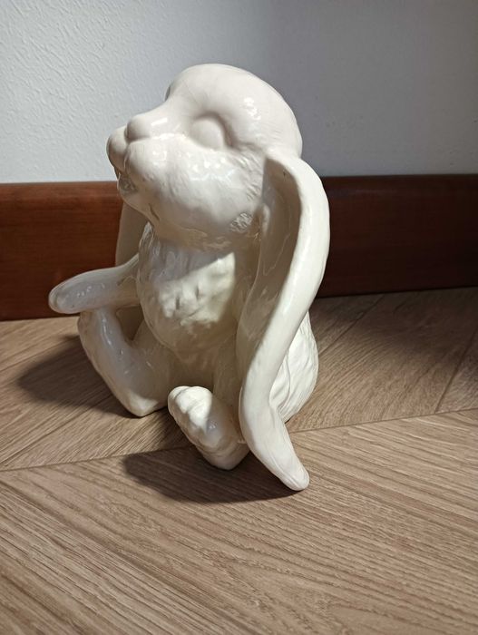Zajączek figurka ceramiczna zając