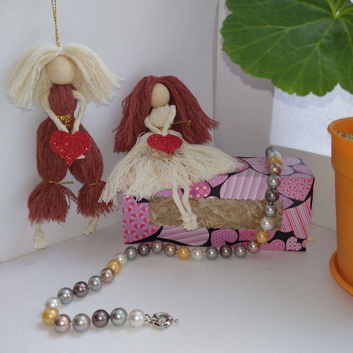 Лялька з ниток 15 см