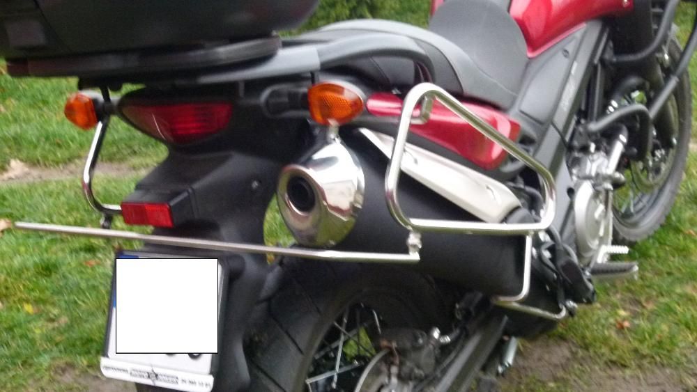 Suzuki V-Strom 650 2011-2016 Stelaż boczny + sakwy  NOWY