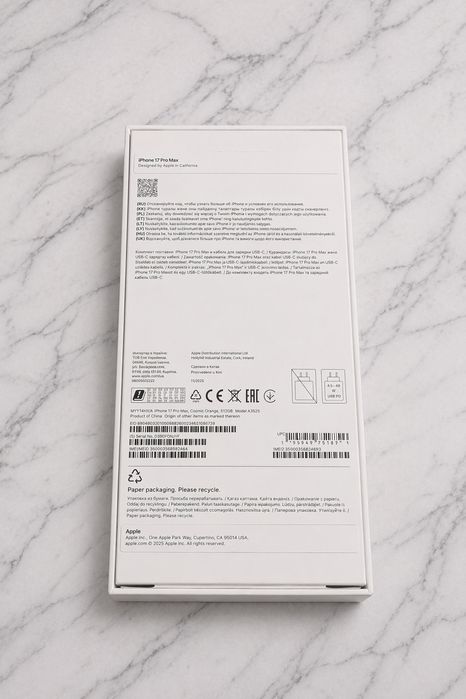 Iphone 17 pro max 512Gb