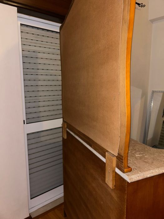 Cabeceiras e cómoda c/ pedra marmore