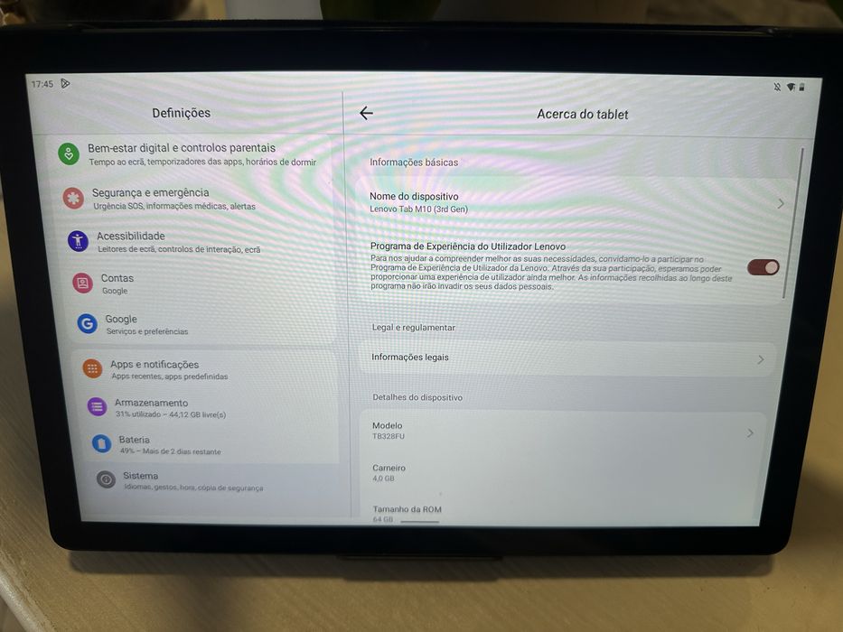 Tablet Lenovo Tab M10