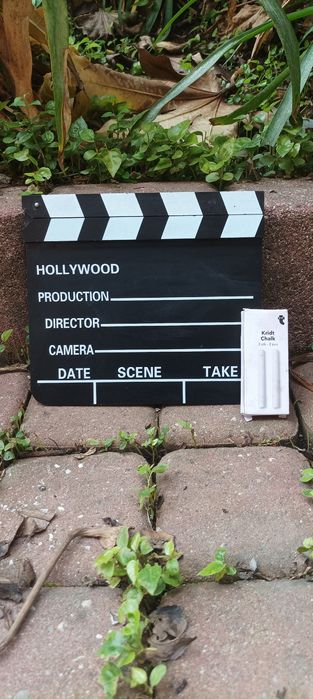 Claquete de realizador de cinema