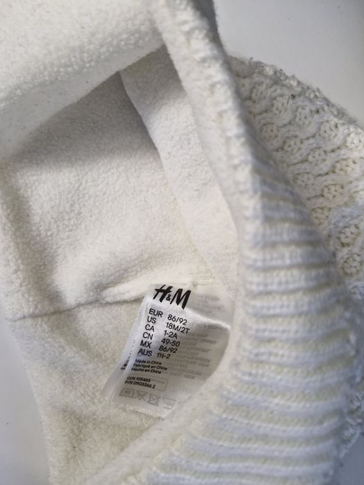 Czapki zimowe 86/92 h&m