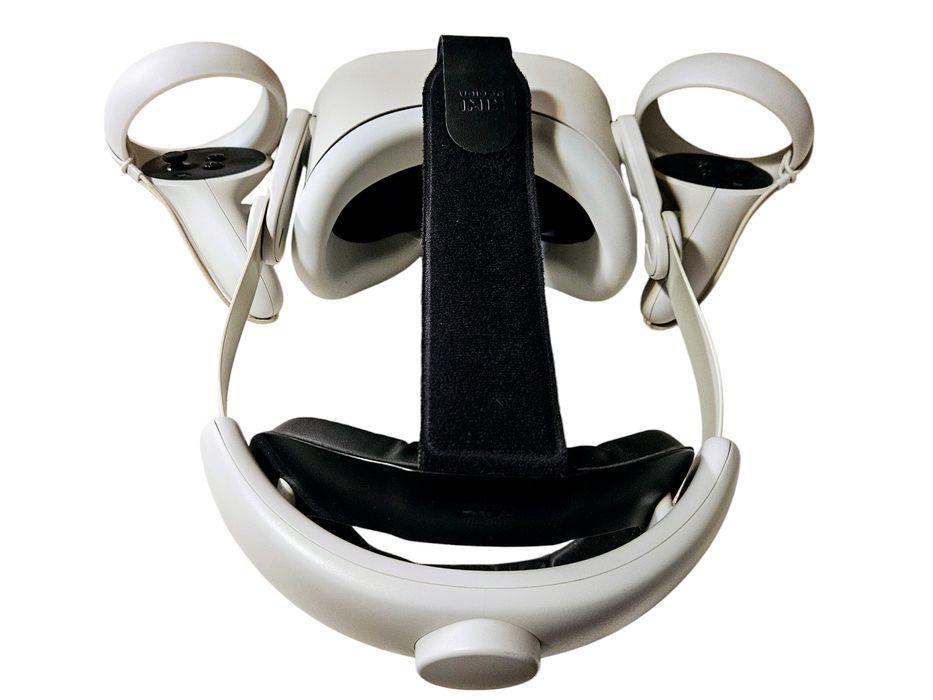 BIAŁE Meta Oculus Quest 2 128GB z KIWI strap i ochraniaczami BDB