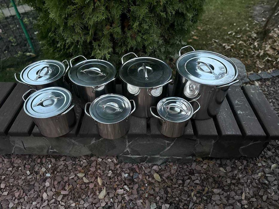 ℹ️ Набор кастрюль 7️⃣шт. Кухонная утварь. Набір кастрюль. Набор посуды