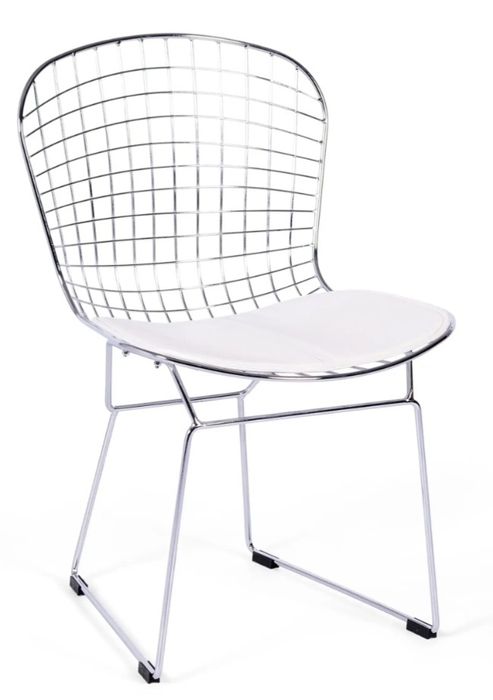 Conjunto 6 cadeiras de jantar cromado BERTOIA