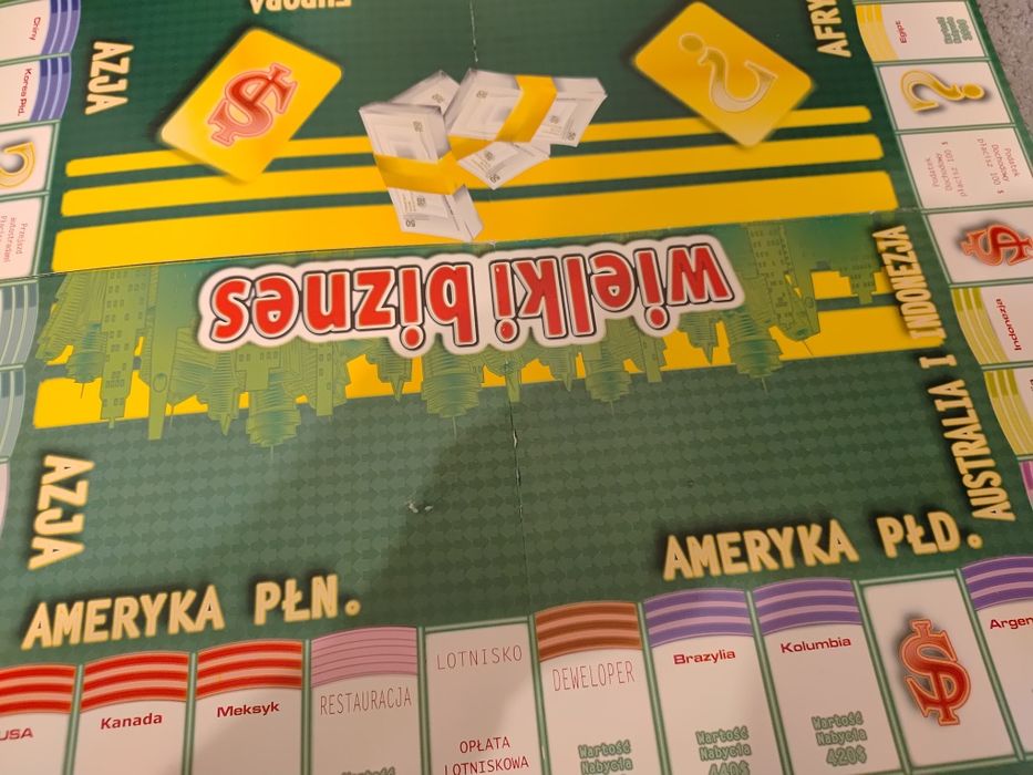 Wielki biznes GRA Eurobiznes gra plaszowa