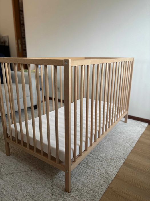 Berço Cama com colchão para Bebé SNIGLAR IKEA