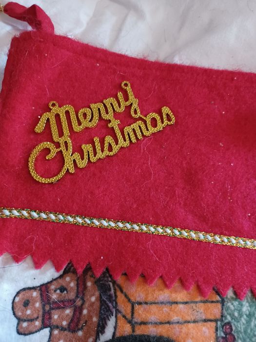 Bota decorativa de natal