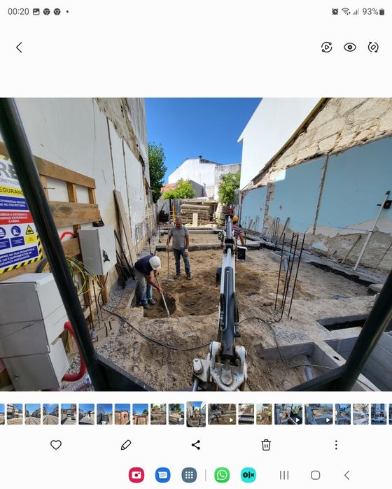 Giratória menos de um metro largura