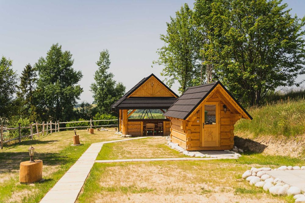 Domek z widokiem na Tatry w górach balia jacuzzi sauna tatry gorce