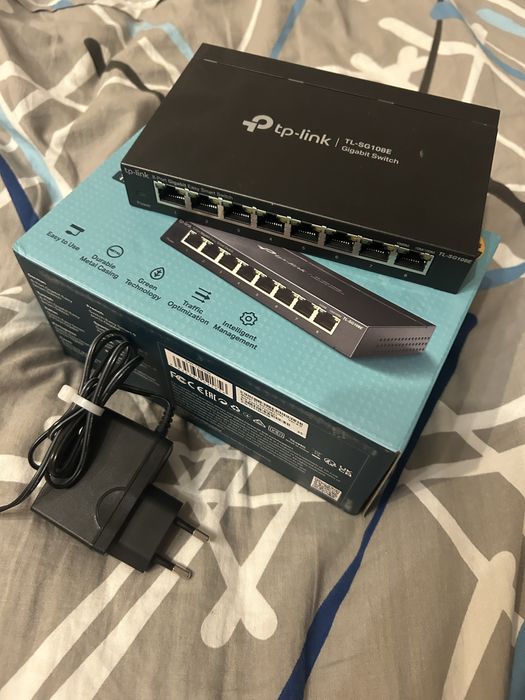 Switch tp-link tl-sg108e jak nowy