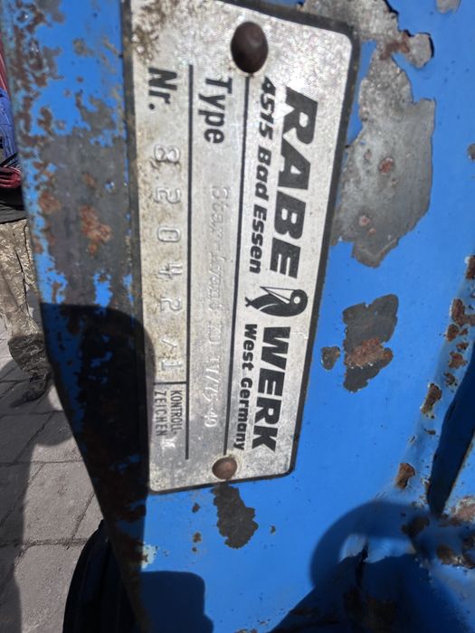 Pług Rabewerk 3 skiby ażur obrotowy