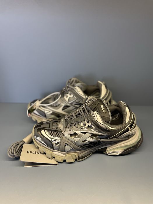 ‼️Кроссовки Balenciaga Track2 Black 41-45 Сірого кольору