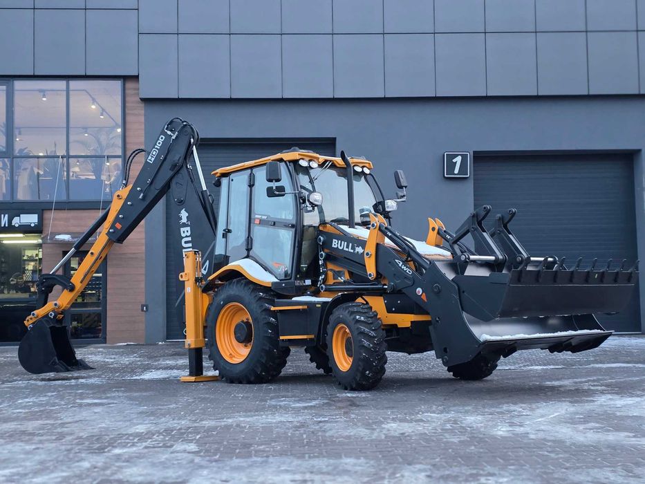 Екскаватор-навантажувач Bull HD 100 (вила, гідролінія, телескоп)