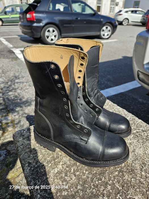 Botas Militares em pele