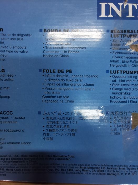 Fole de pé piscinas