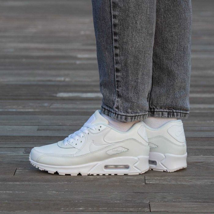 Унисекс кожаные кроссовки Nike Air Max 90 кросівки найк аір макс 90