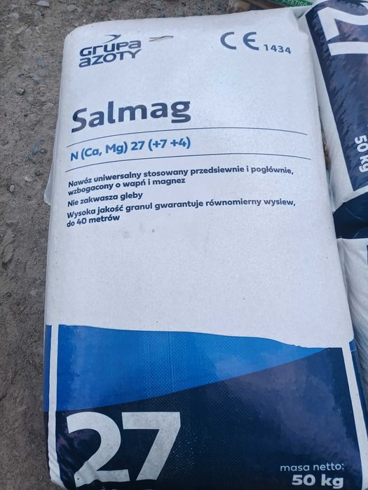 Salmag 27%N, nawóz salmag w workach po 50 kg, Salmag nawóz azotowy