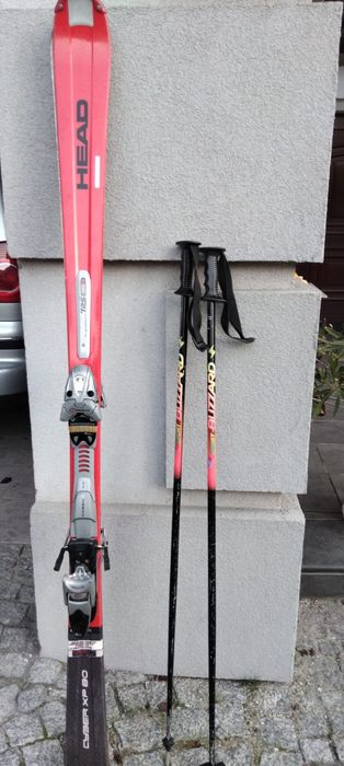 Narty męskie HEAD + kijki