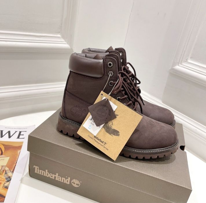 ‼️НОВИНКА‼️Timberland на хутрі коричневого кольору 36-41